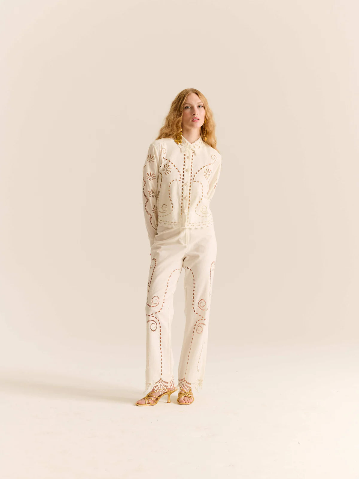 Carolina K Lizz Jacket in Off White