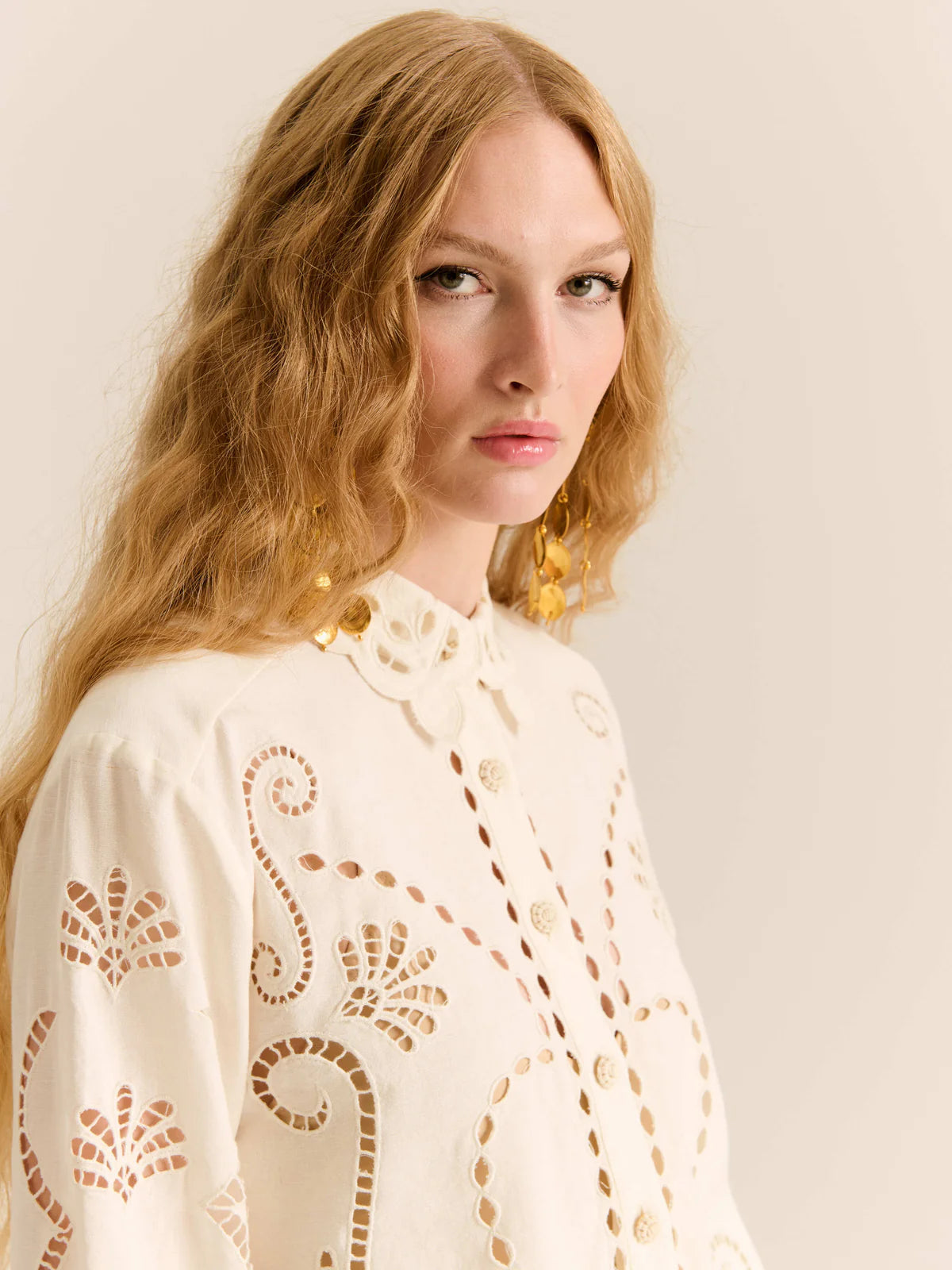 Carolina K Lizz Jacket in Off White