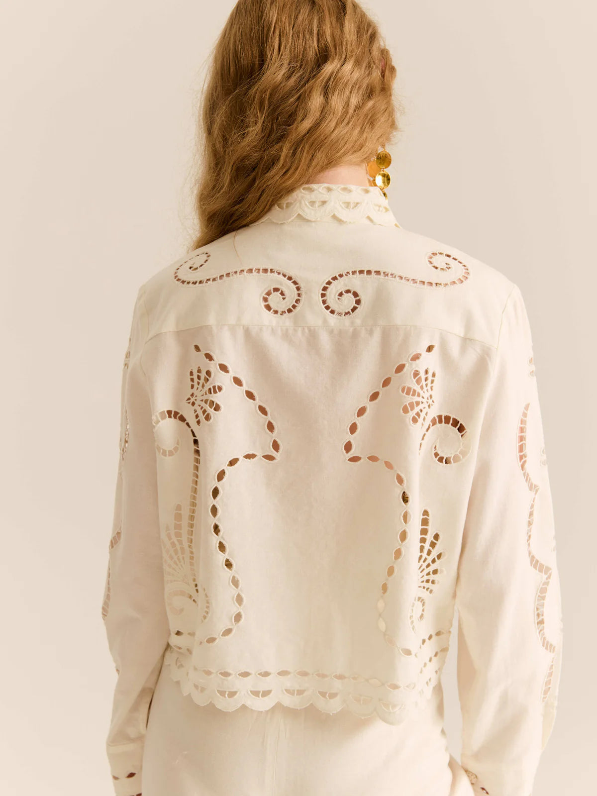 Carolina K Lizz Jacket in Off White