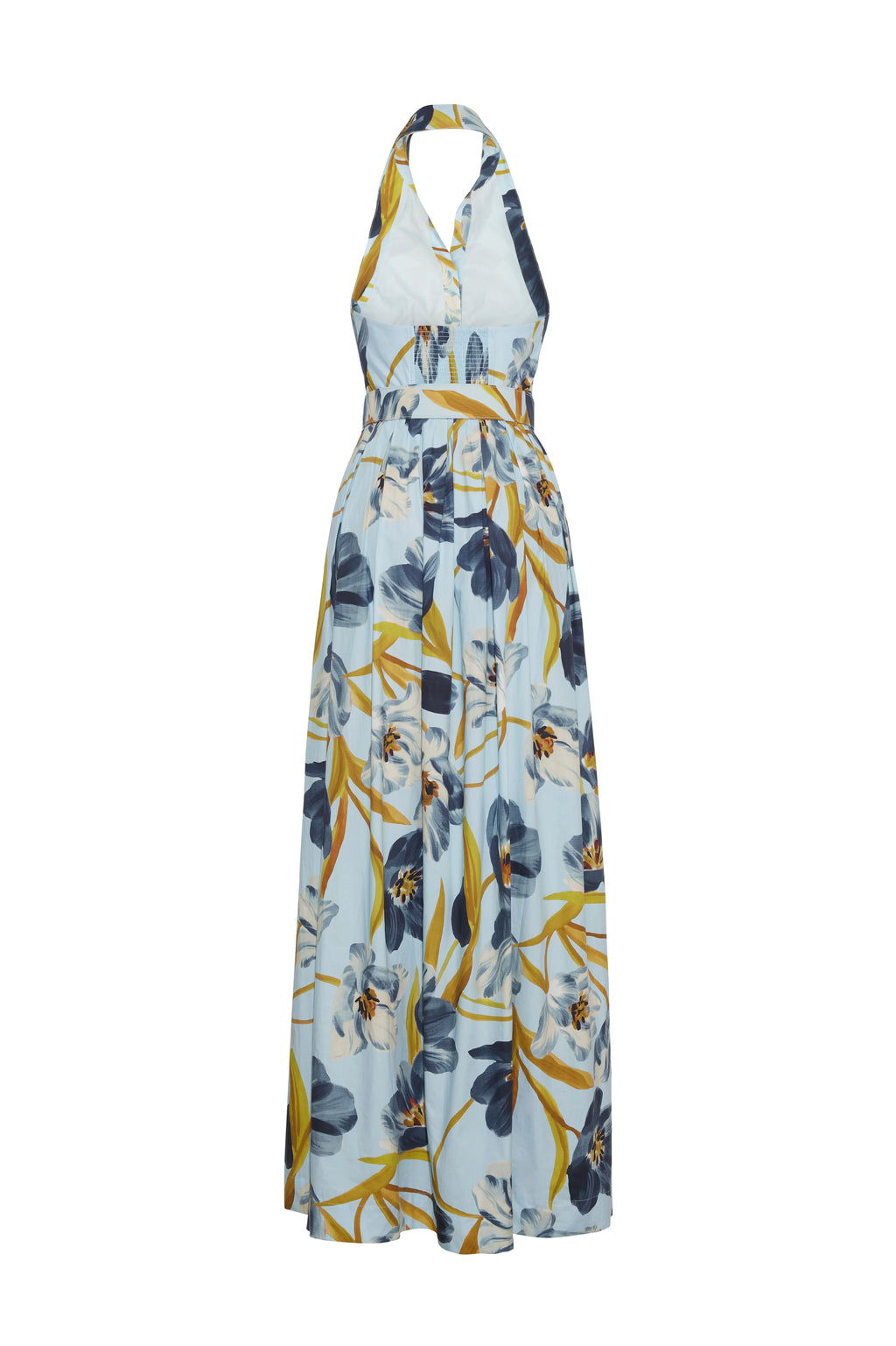 Cara Cara Quentin Dress in Marais Bloom Blue