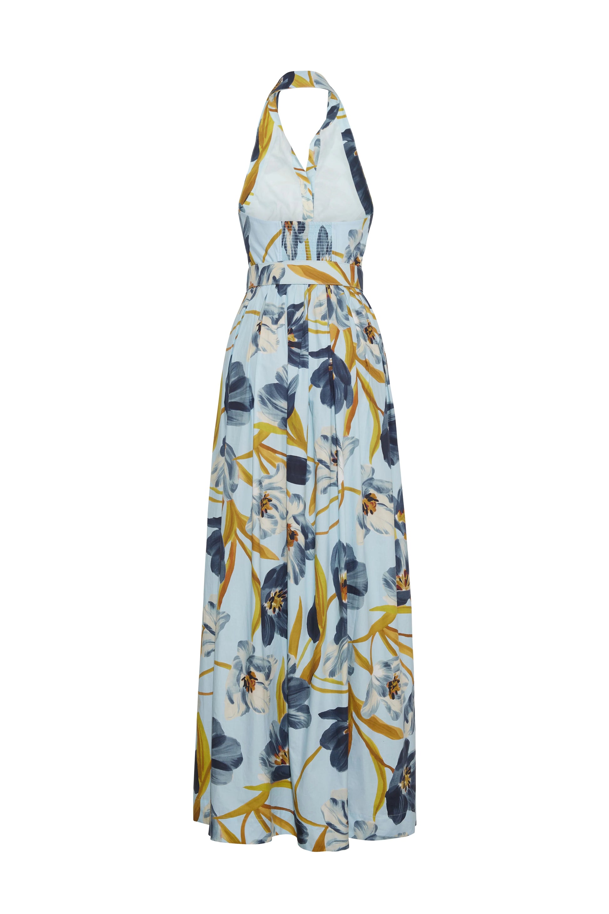 Cara Cara Quentin Dress in Marais Bloom Blue
