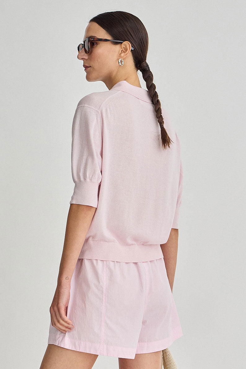 Apiece Apart Oda Polo in Rosewater