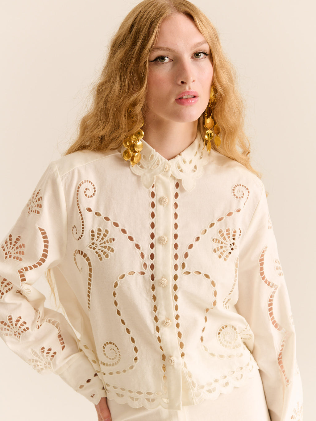 Carolina K Lizz Jacket in Off White