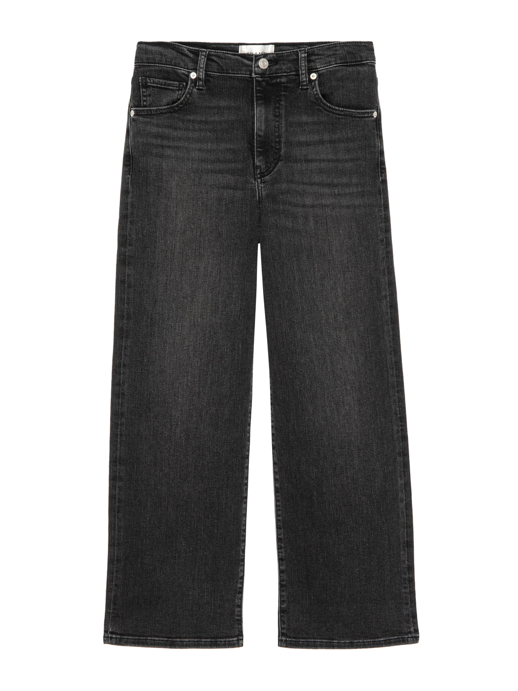 Black jeans on a white background