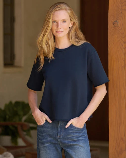 Frank & Eileen Perry Tee in Classic Navy