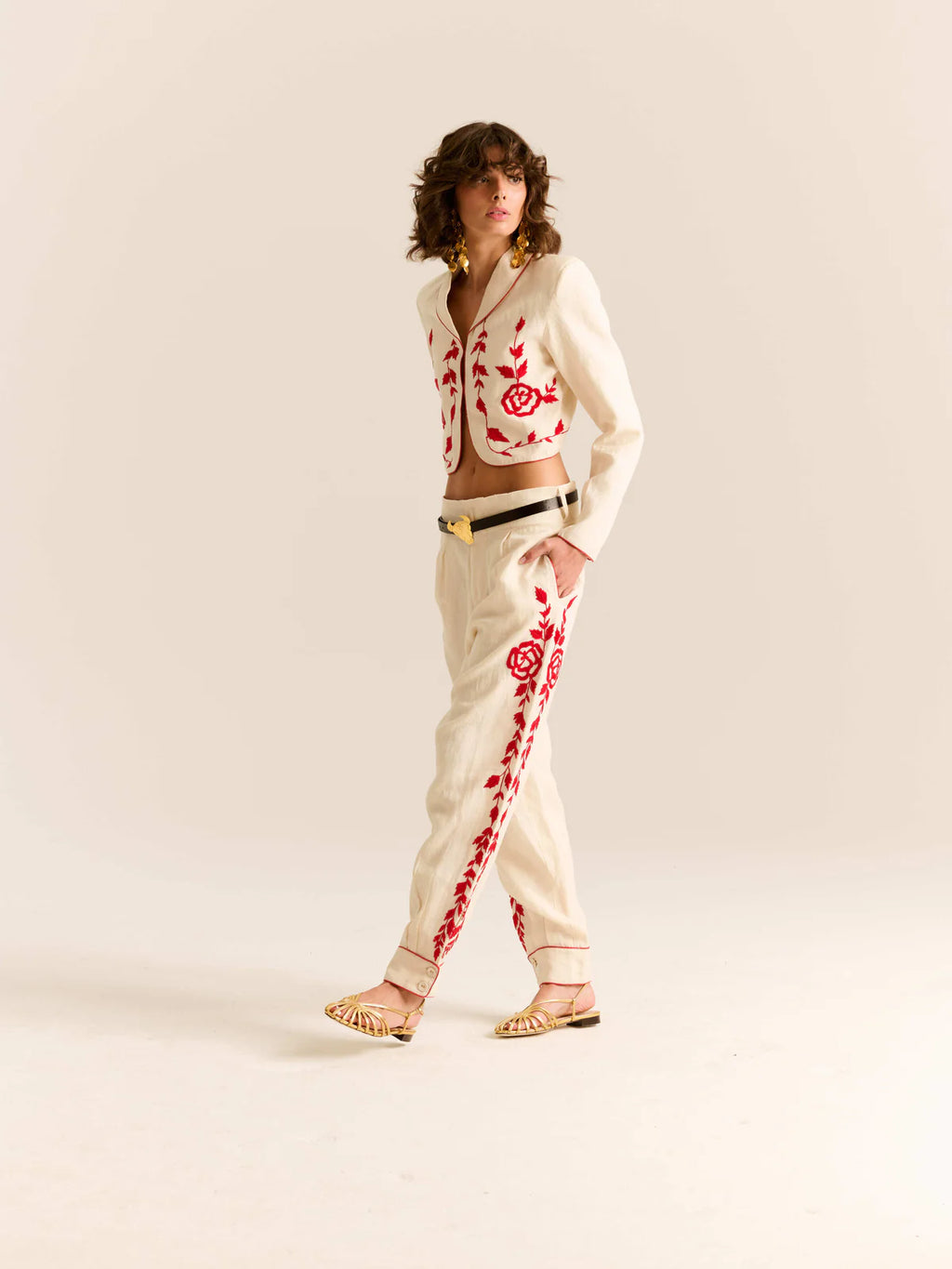 Carolina K Eve Jacket in Gardenia