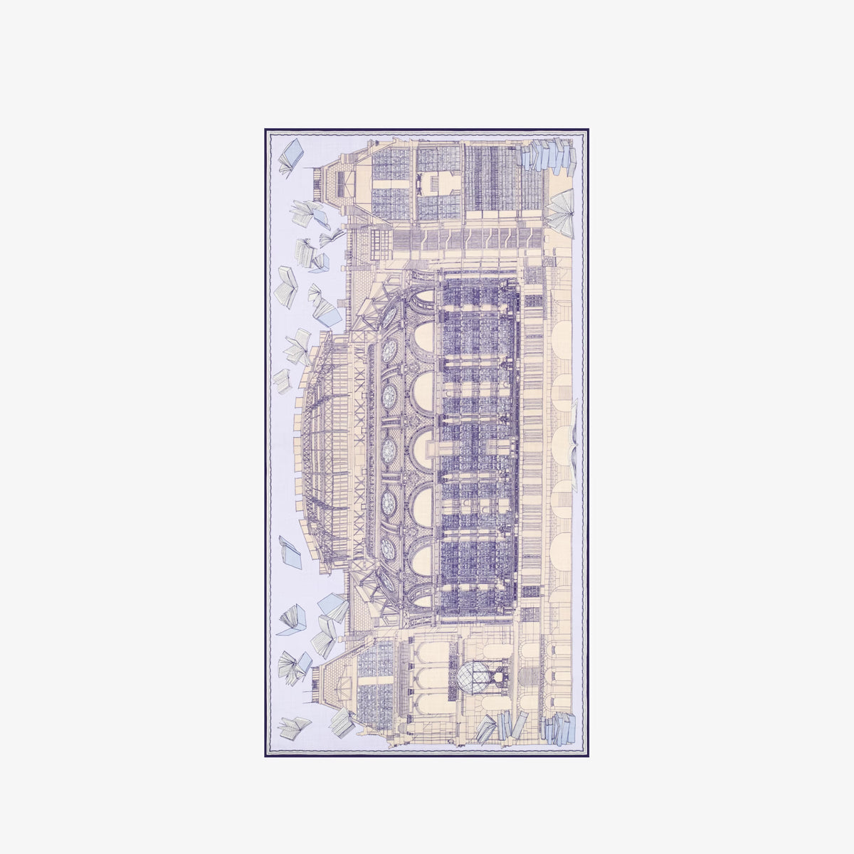 Inoui Editions Scarf Vivienne in Grey
