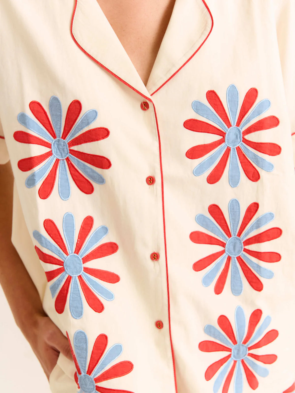 Carolina K Parasol Top in Gardenia
