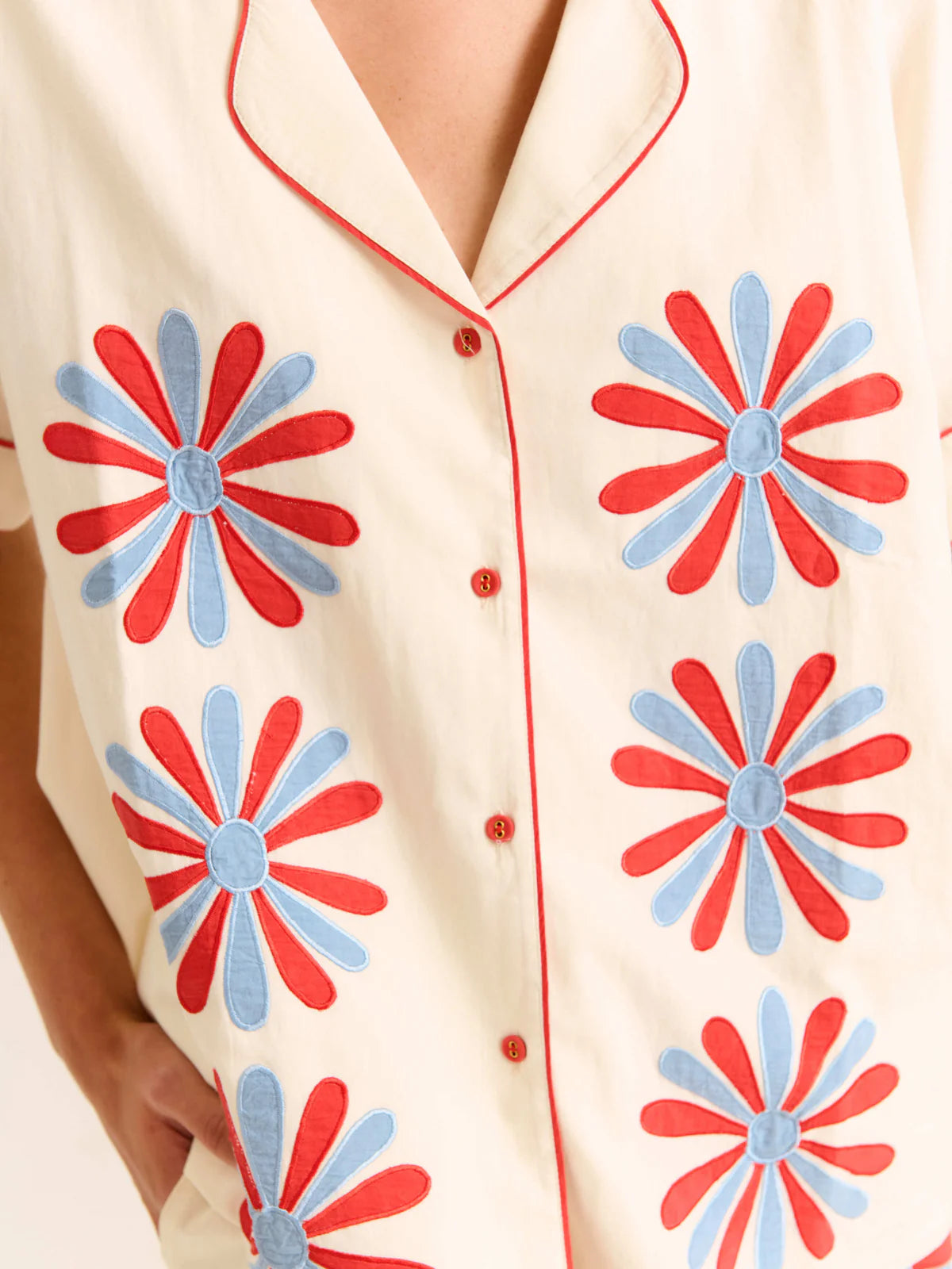 Carolina K Parasol Top in Gardenia