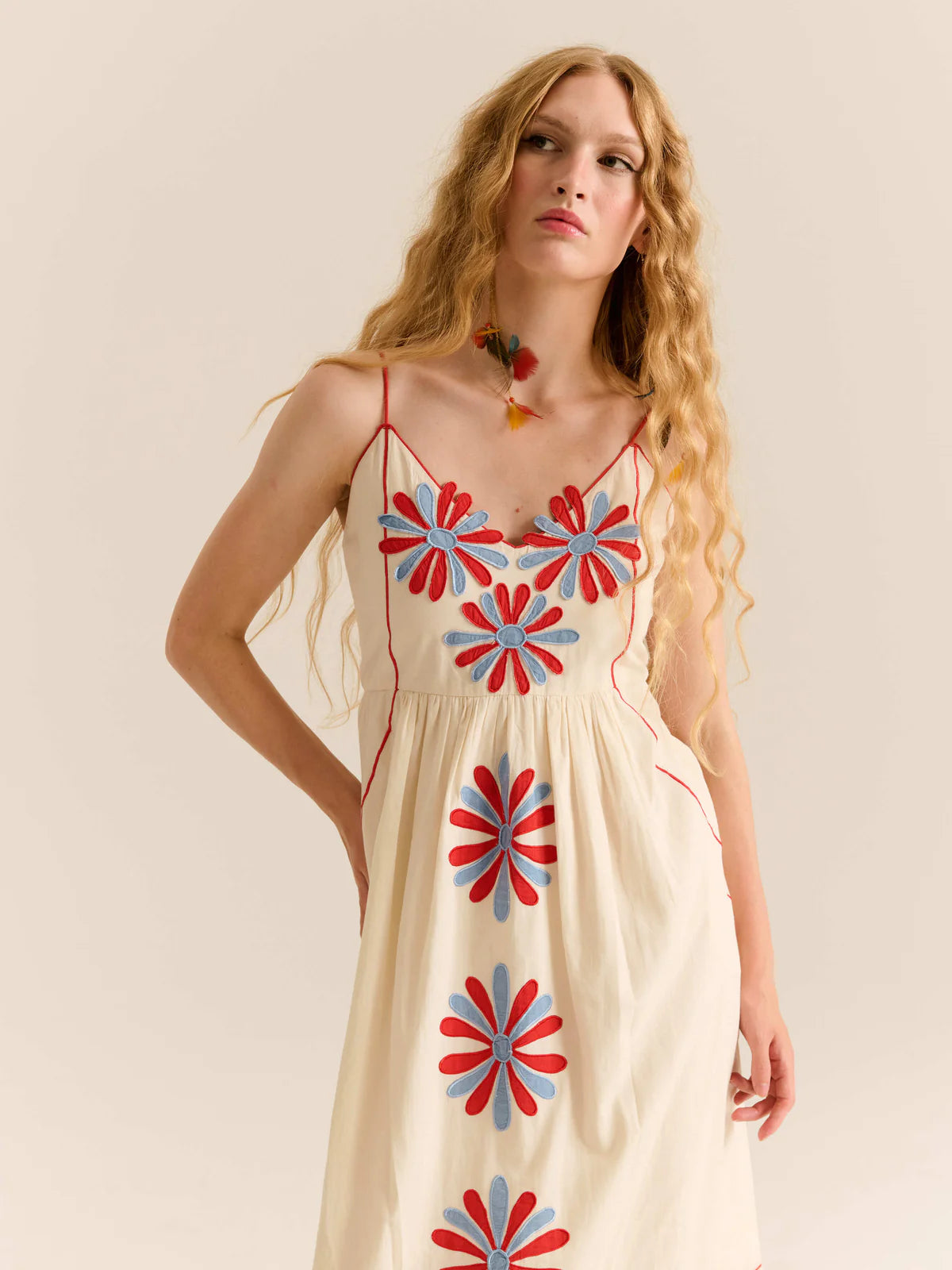 Carolina K Carmen Maxi Dress in Gardenia