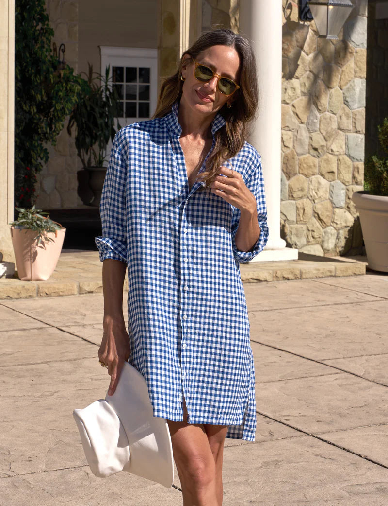 Frank & Eileen Hunter Shirtdress in Blue Check