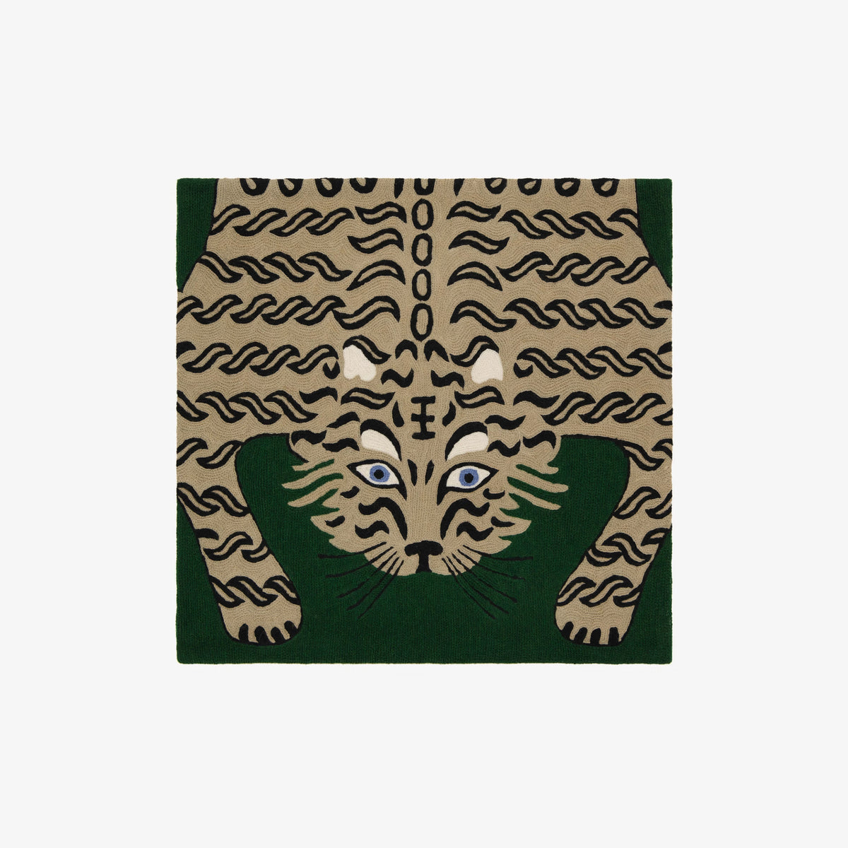 Inoui Editions Cushion Cover Rocko in Green