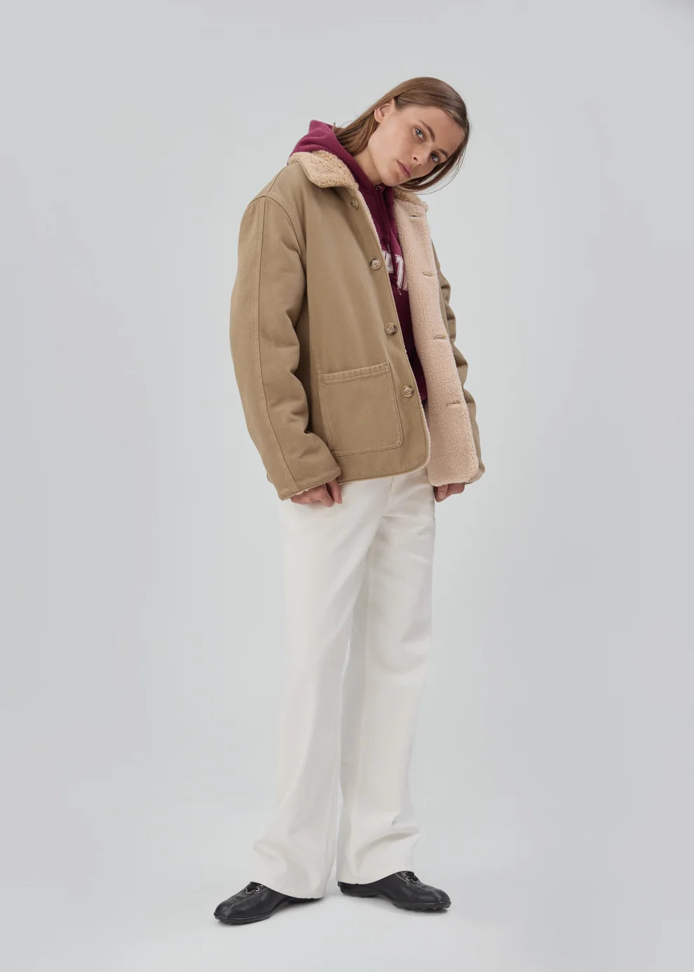 Still Here Townes Reversible Jacket in Pear