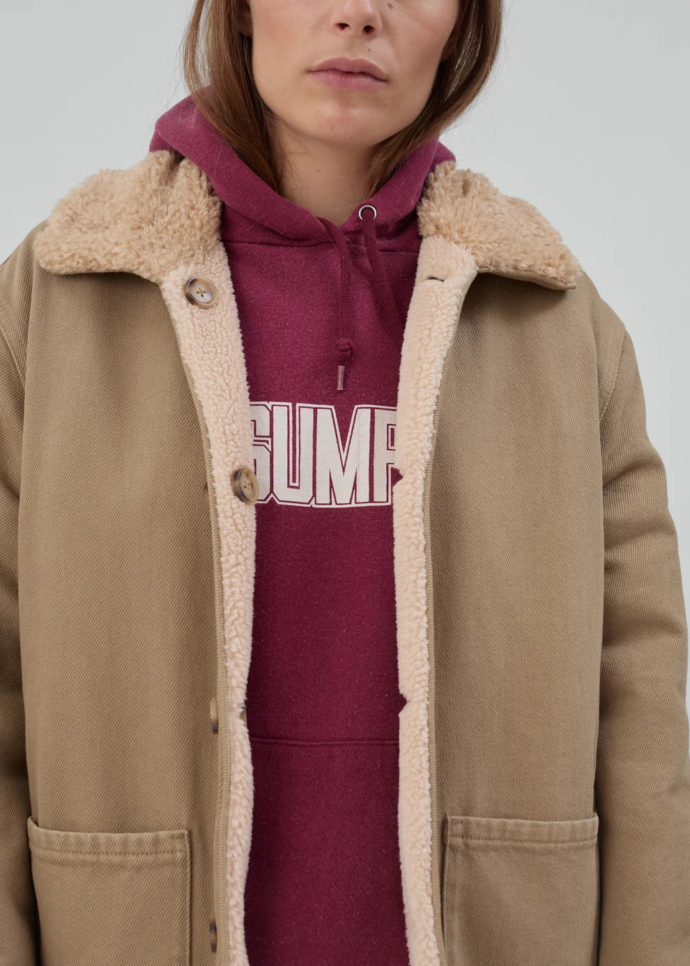 Still Here Townes Reversible Jacket in Pear