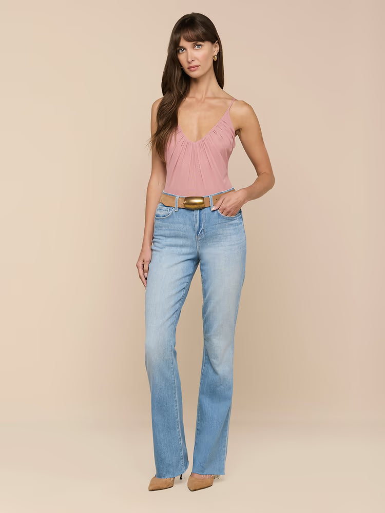 L'AGENCE Ruth Straight-Leg Jean in Pacific