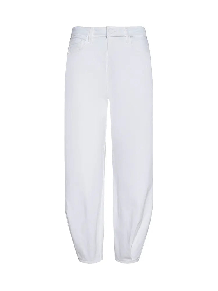 L’AGENCE Krista Tapered Leg Jean in White