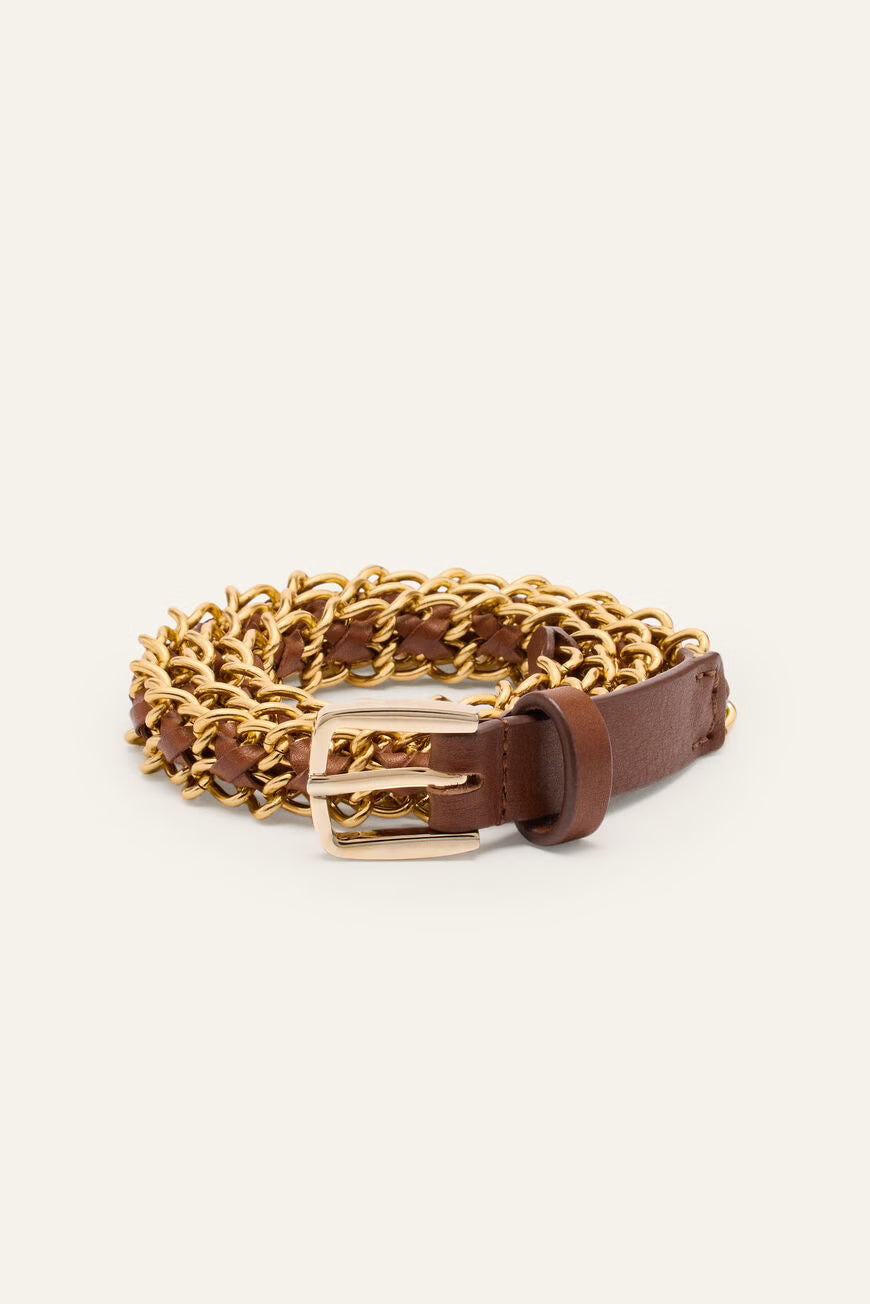 Ba&sh Brooke Belt in Camel