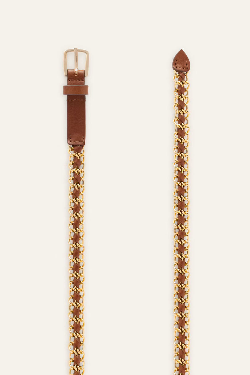 Ba&sh Brooke Belt in Camel