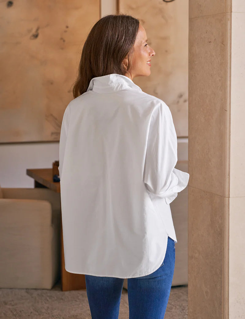 Frank & Eileen Oona Button-Up Shirt in White