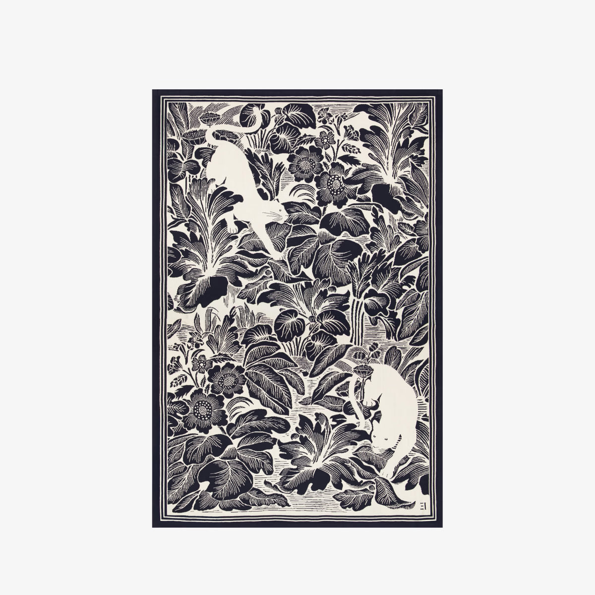 Inoui Editions Throw Panthere in Black
