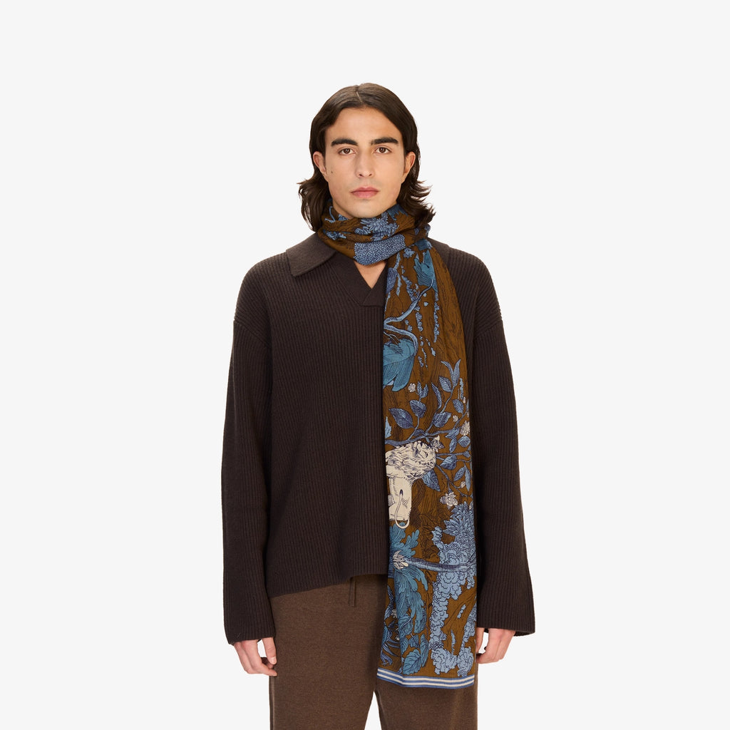 Inoui Editions Histoire Scarf in Blue