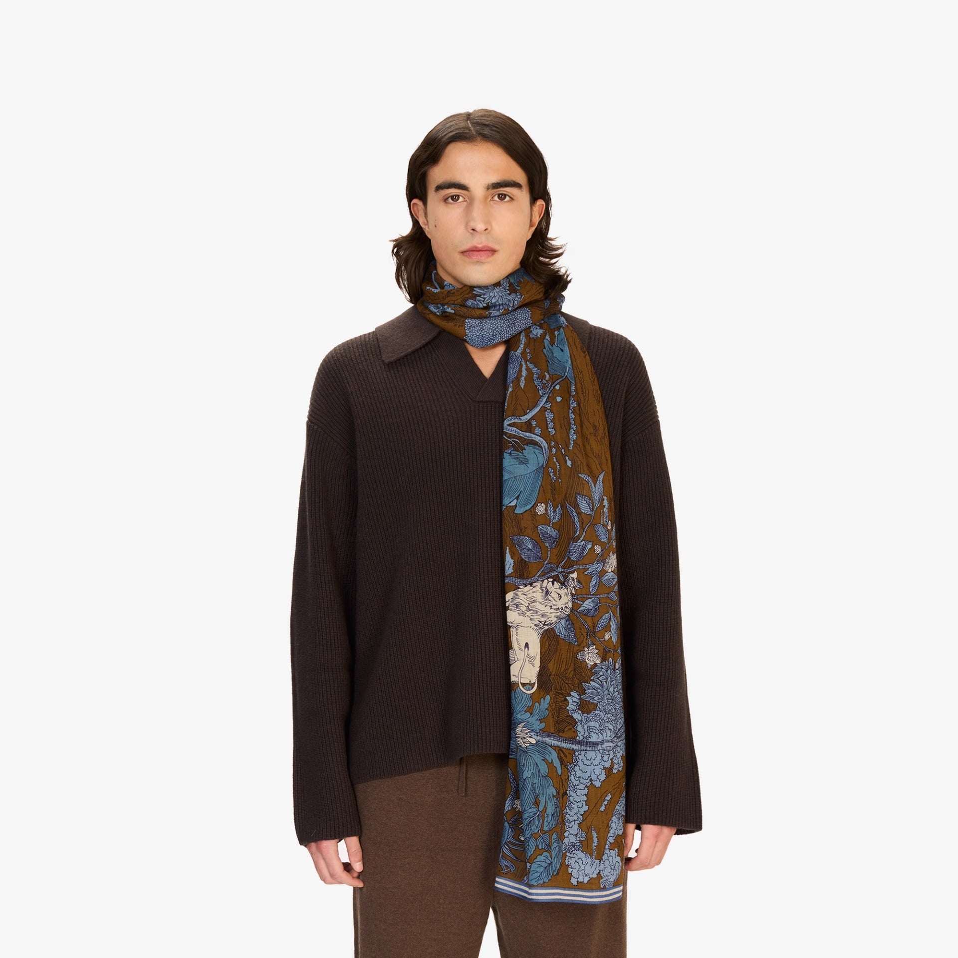Inoui Editions Histoire Scarf in Blue