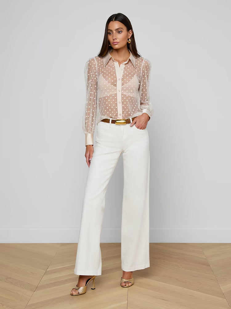 L'AGENCE Sophie Long-Sleeved Blouse