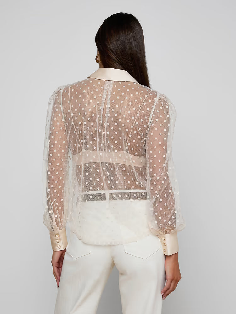 L'AGENCE Sophie Long-Sleeved Blouse