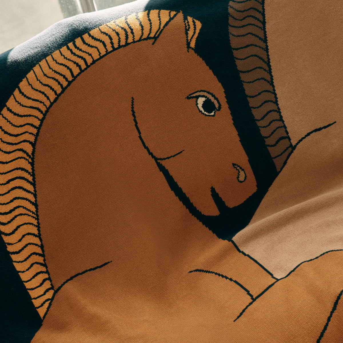 Inoui Editions Throw Cavale in Black