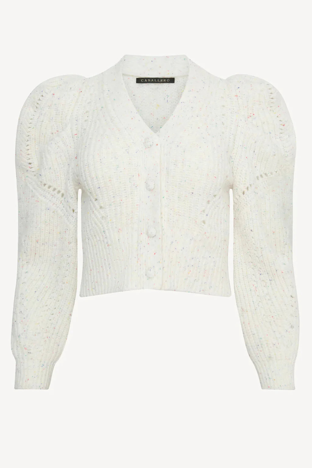Caballero Audra Sweater in Antique White / Gray Morn