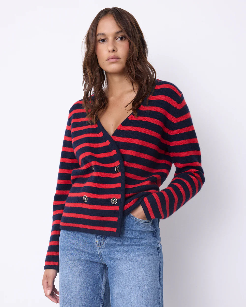 NOTSHY Molly Stripe Cardigan