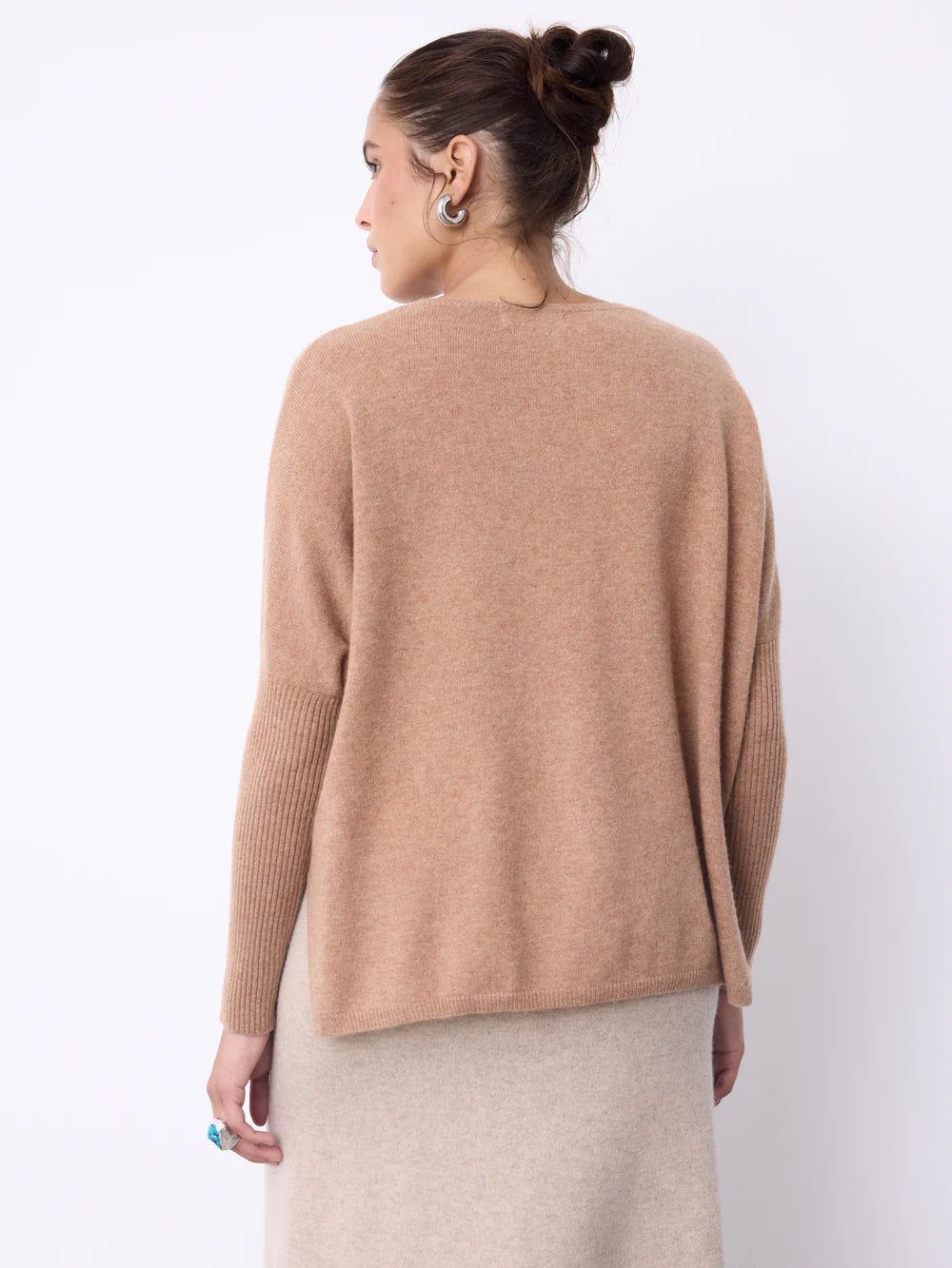 NOTSHY Faustine Sweater in Camel Chine