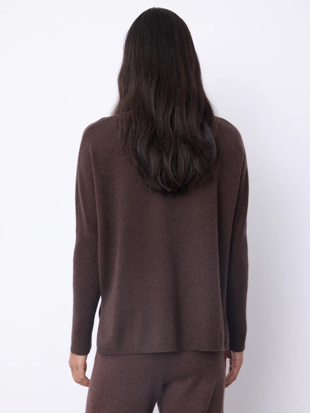 NOTSHY Margareth Poncho in Coffee