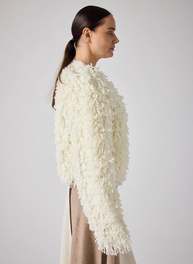 NOTSHY Clement Cardigan in Ecru