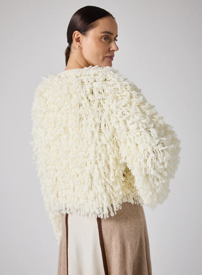 NOTSHY Clement Cardigan in Ecru