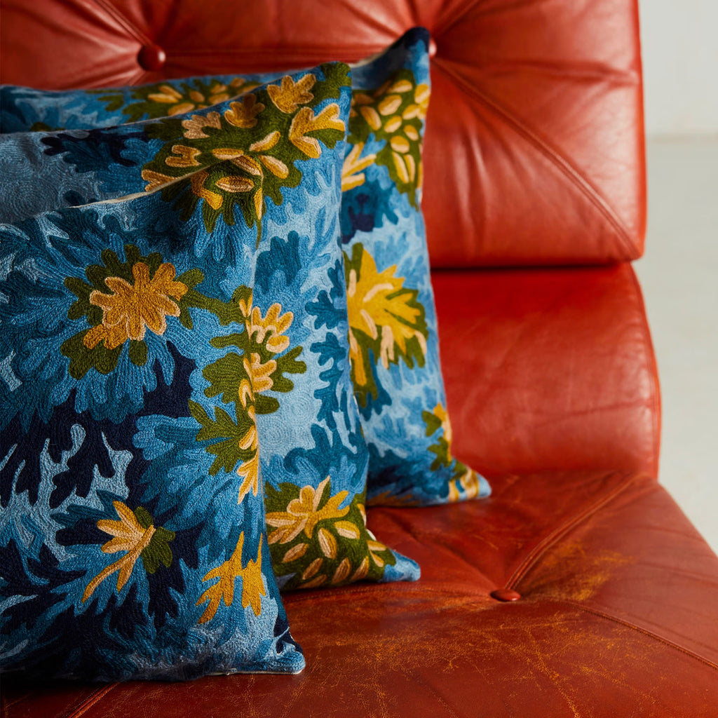 Inoui Editions Cushion Cover Fontainebleau in Blue