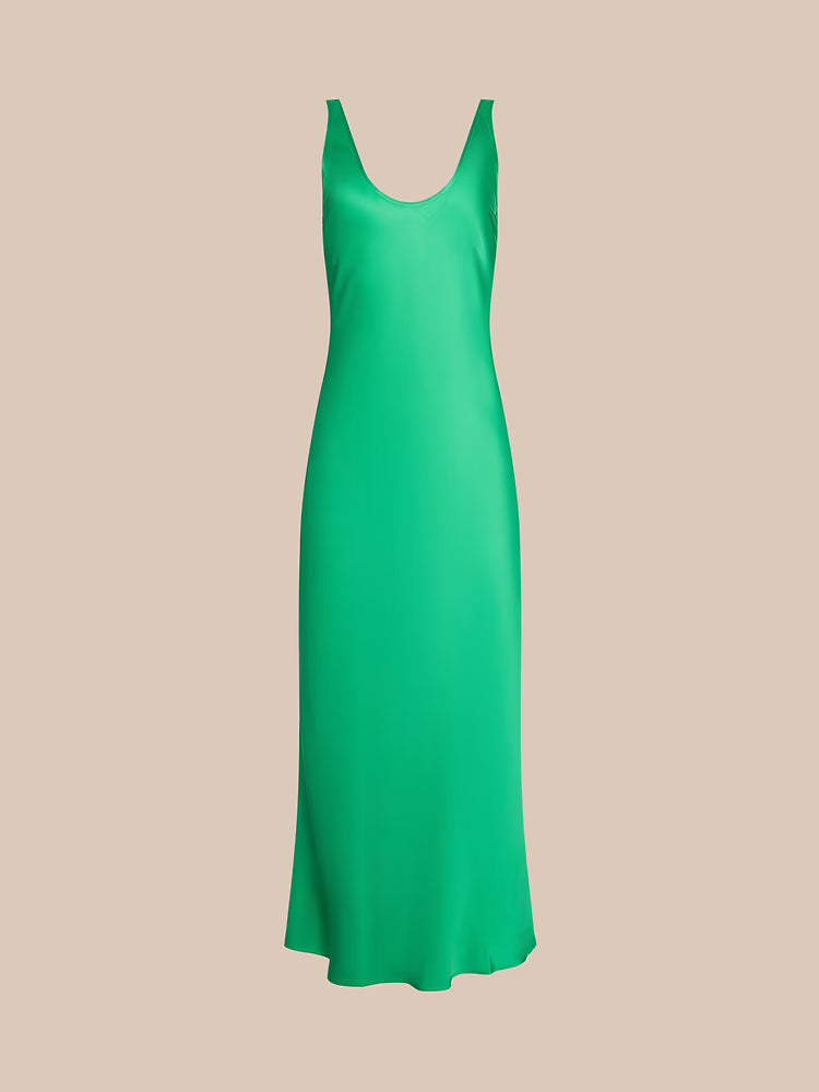 l agence akiya tank dress L'AGENCE Akiya Tank Dress in Island Green – Maison Djouf