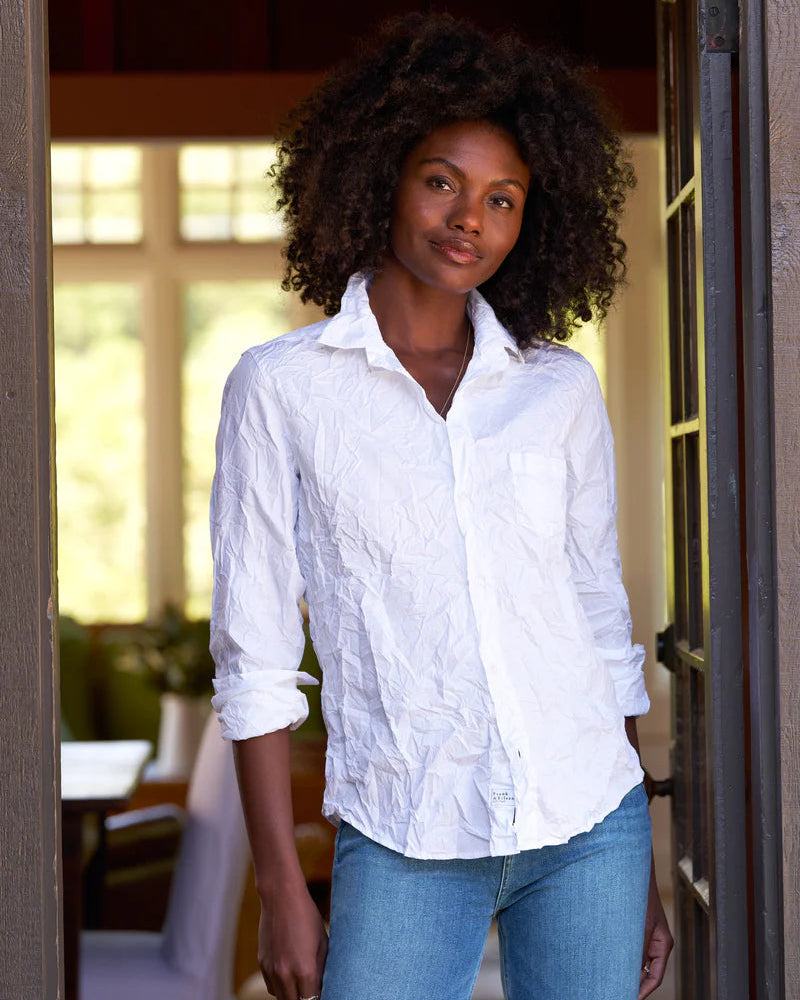 Frank & Eileen Barry Shirt in Classic White