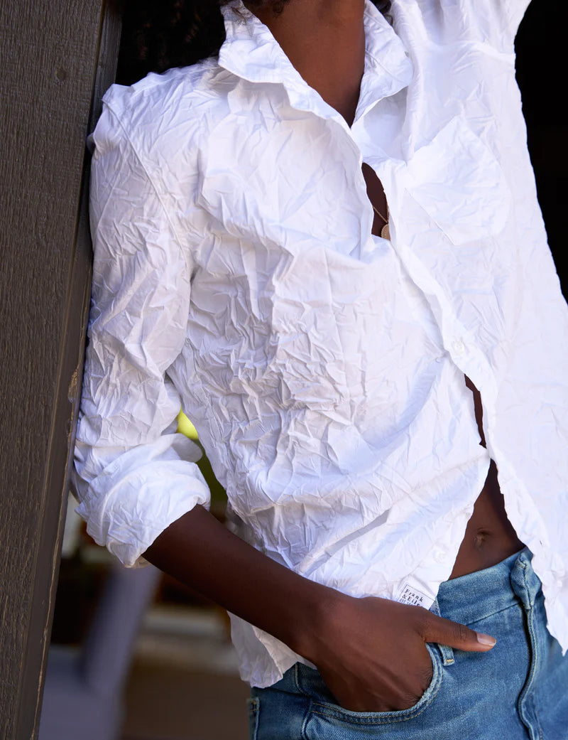 Frank & Eileen Barry Shirt in Classic White