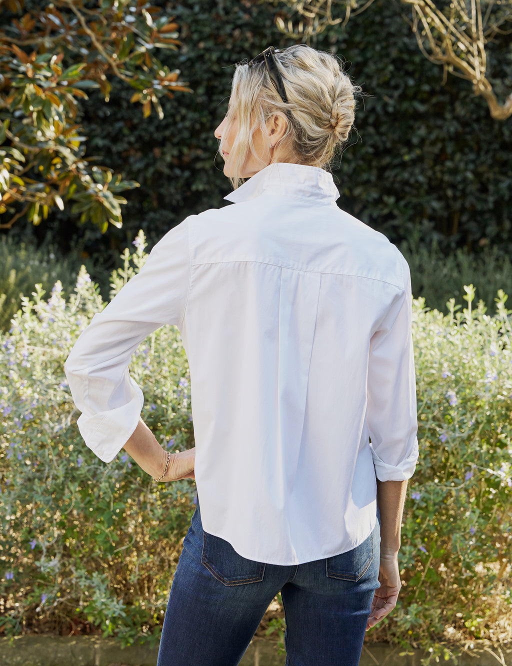 Frank & Eileen Silvio in Superluxe Poplin White