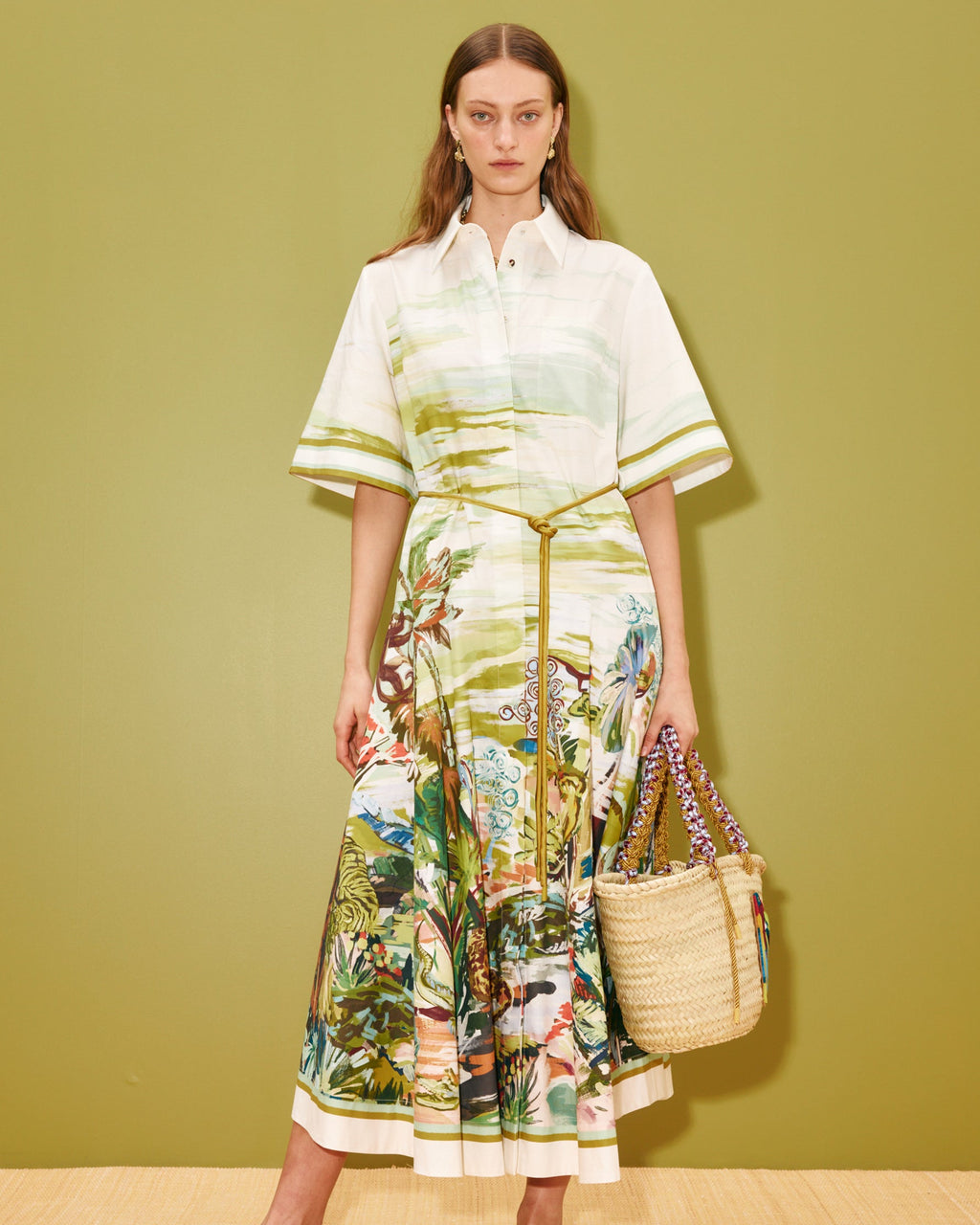 Alemais Jungle Boogie Shirtdress