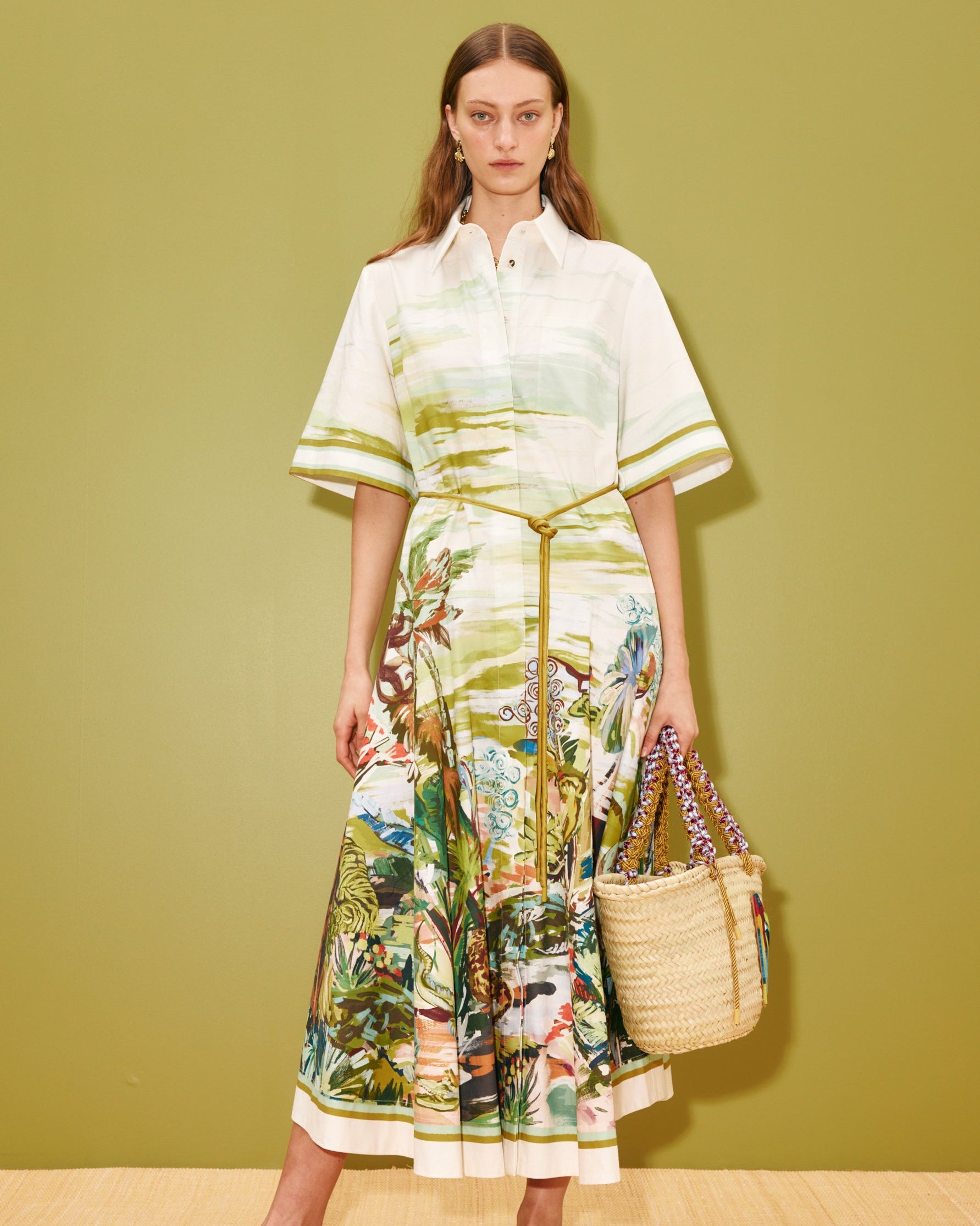 Alemais Jungle Boogie Shirtdress