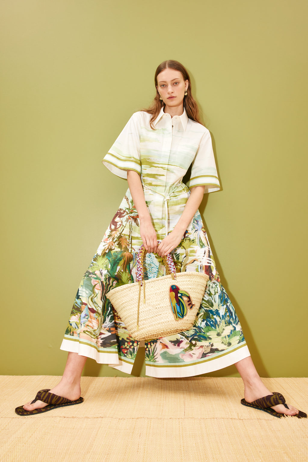 Alemais Jungle Boogie Shirtdress