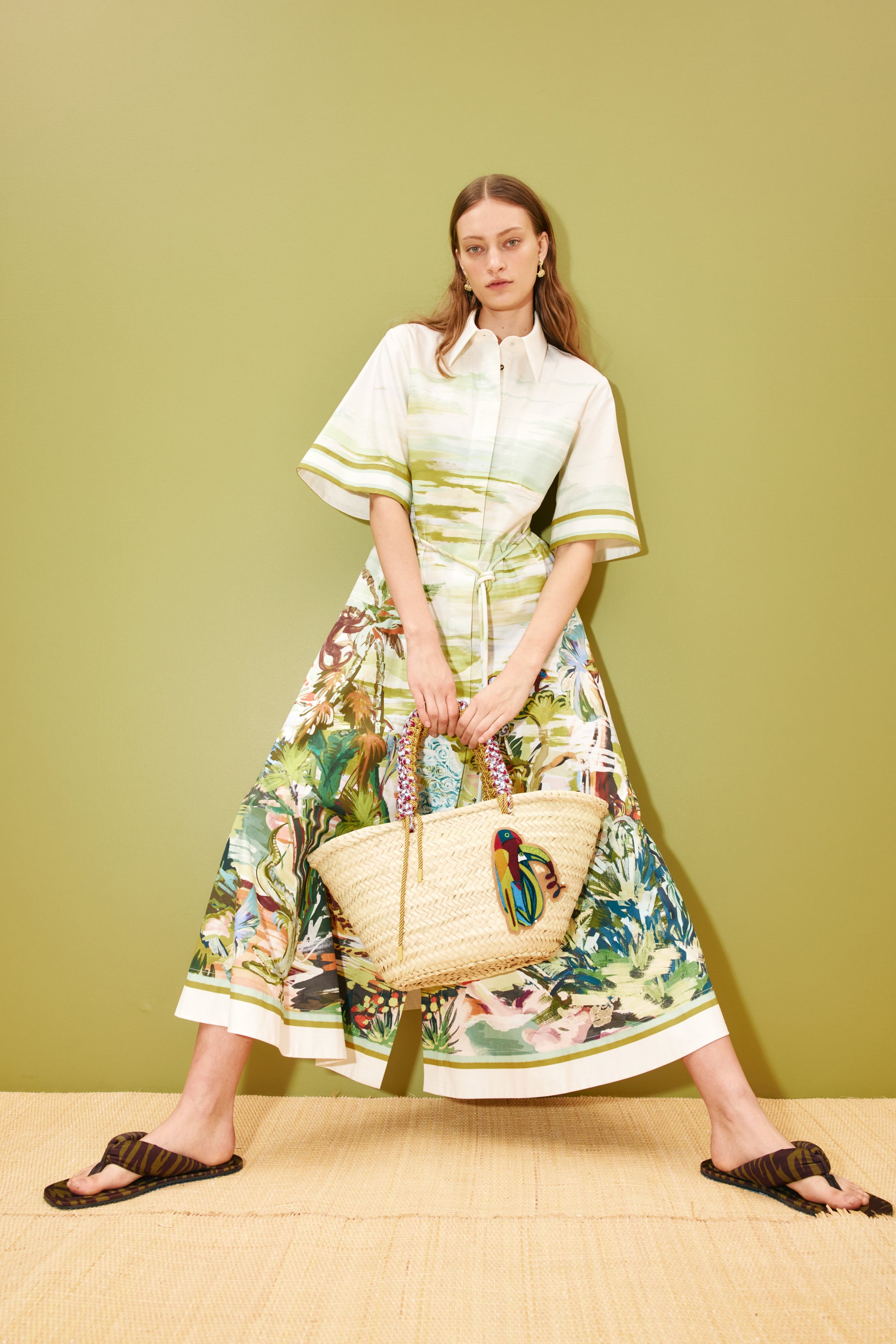 Alemais Jungle Boogie Shirtdress