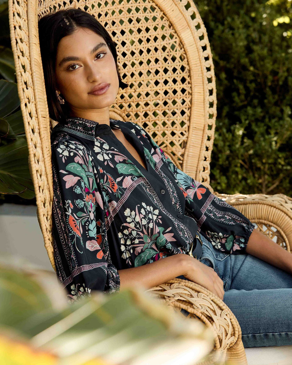 Caballero Juliette Top in Twilight Bloom