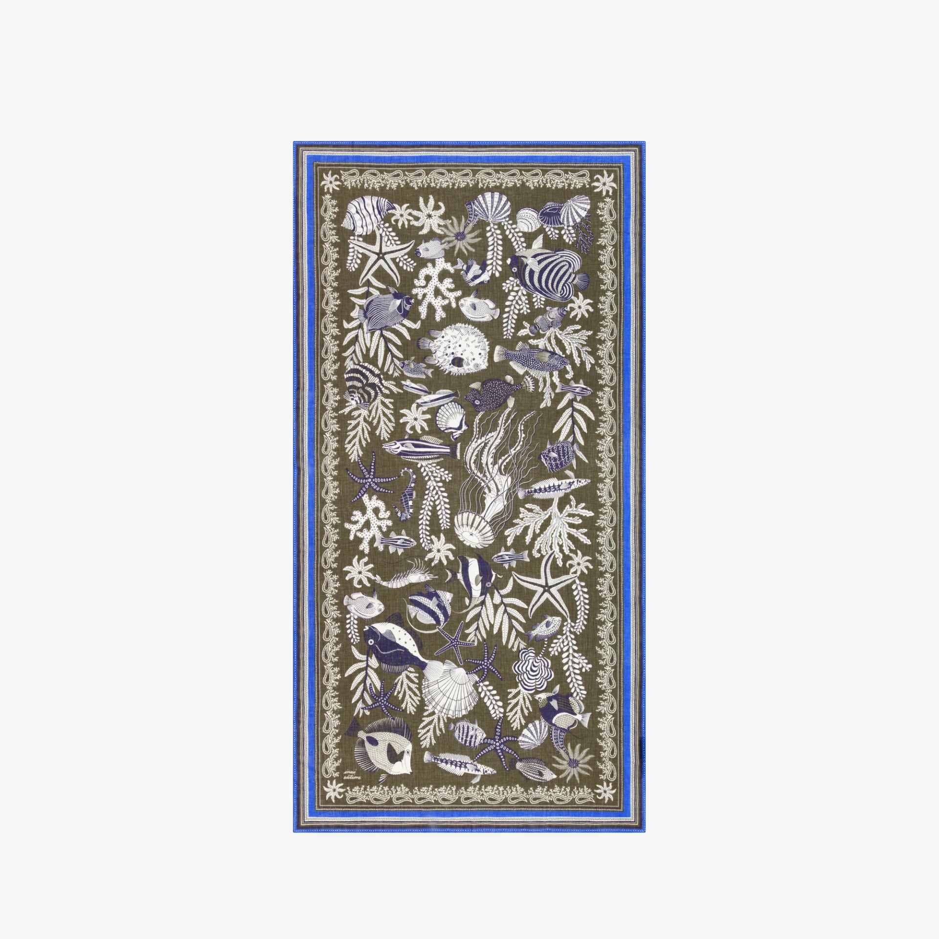 Inoui Editions Scarf Neptune in Khaki