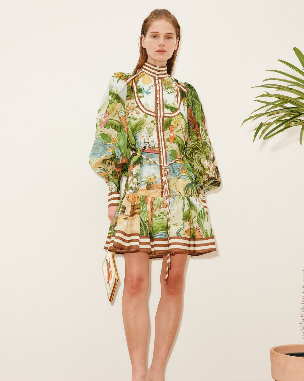 Alemais Toucan Tango Mini Dress