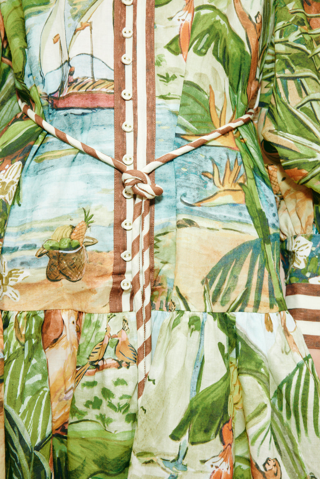 Alemais Toucan Tango Mini Dress