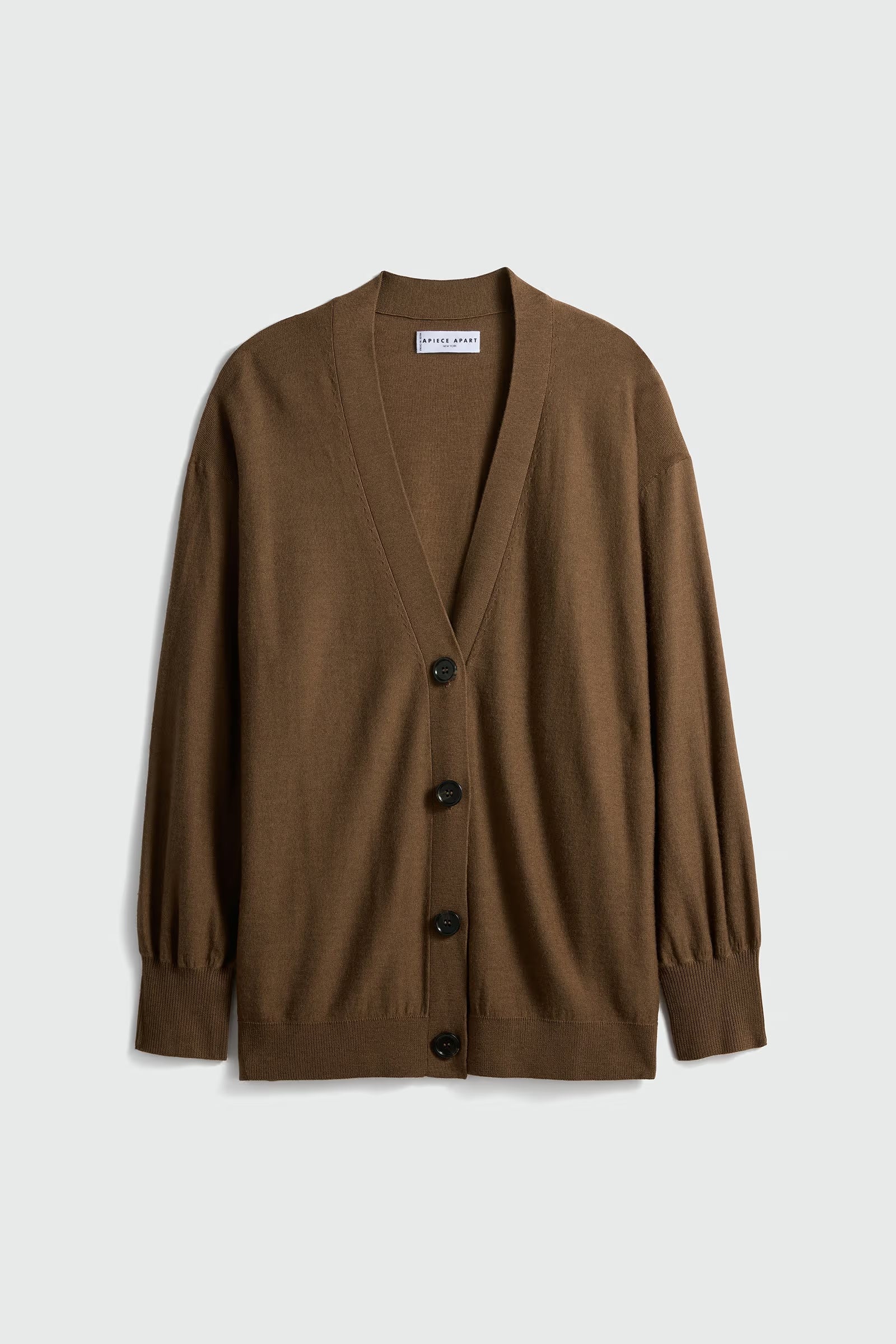 Apiece Apart Drippy Tissue Cardigan in Desert Palm