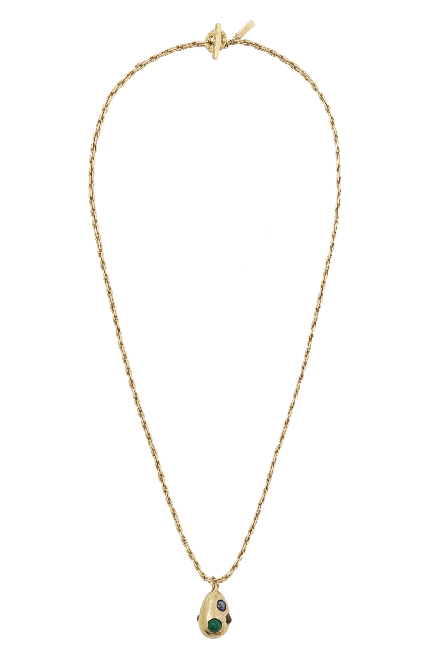 Alemais Jem Rainbow Stone Egg Pendant